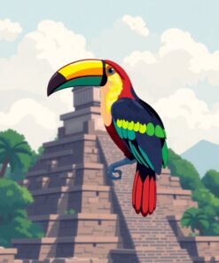 Toucan Perch Paint Numbers