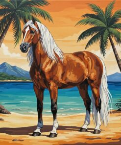 Andalusian On Island Sands Paint By Numbers