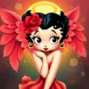 Angel Betty Boop Paint By Numbers