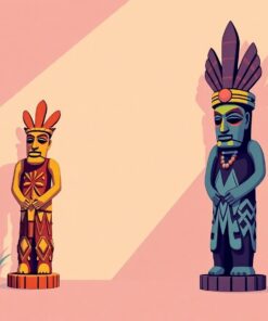 Polynesian Idols Paint Numbers