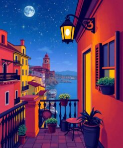 Balcony Stargazer Paint Numbers