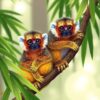 Forest Marmosets Paint Numbers