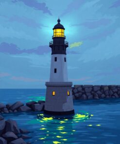 Luminescent Waters Paint Numbers