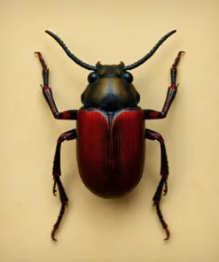 Antique Beetle Specimen Paint By Numbers