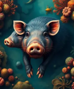 Antique Benthic Sea Pigs Paint By Numbers