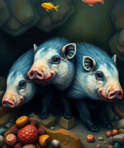 Antique Benthic Sea Pigs Paint By Numbers