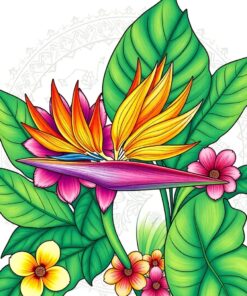 Bird Paradise Paint Numbers
