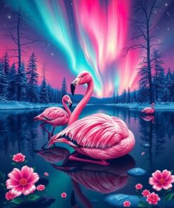 Flamingo Rest Paint Numbers