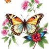 Butterfly Art Paint Numbers