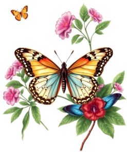 Butterfly Art Paint Numbers