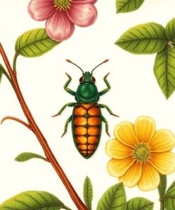 Citrus Larvae Paint Numbers