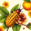 Antique Botanical Citrus Larvae Paint By Numbers