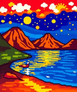 Lagoon Ring Paint Numbers