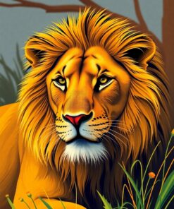 Lion Sighting Paint Numbers