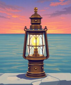 Ocean Lantern Paint Numbers