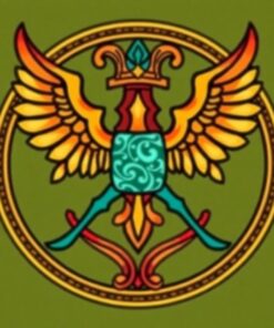 Antique Caribbean Celtic Emblem Paint By Numbers