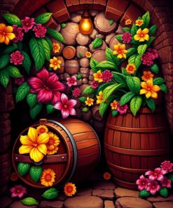 Tropical Flora Paint Numbers