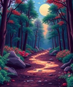 Vine Motif Paint Numbers