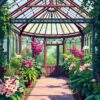Pavilion Flora Paint Numbers