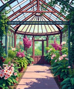 Pavilion Flora Paint Numbers