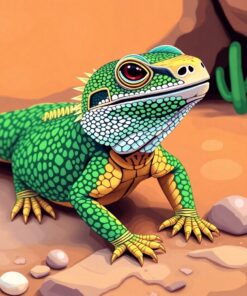 Lizard Sovereign Paint Numbers
