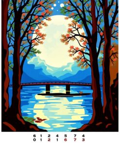 Botanical Study Paint Numbers