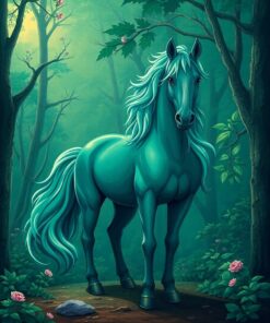 Forest Steed Paint Numbers