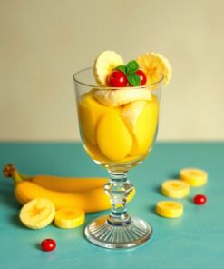 Banana Dessert Paint Numbers