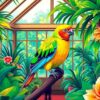 Tropical Bird Paint Numbers