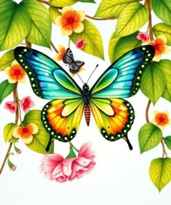 Tropical Vine Paint Numbers