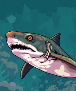 Shark Profile Paint Numbers