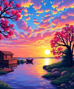 Flower Wreath Paint Numbers