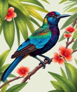 Tropical Bird Paint Numbers
