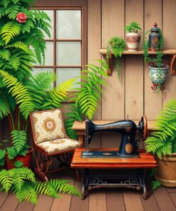 Iron Ferns Paint Numbers