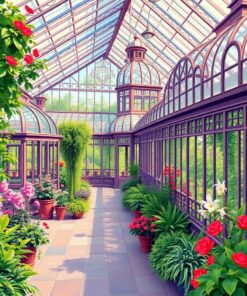 Botanical Terrace Paint Numbers