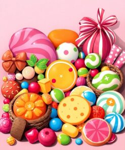 Sweets Assortment Paint Numbers