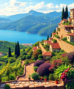 Wine Terraces Paint Numbers