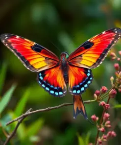 Antique Jacamar Butterfly Hunt Paint By Numbers