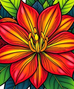 Lily Bloom Paint Numbers