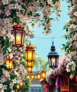 Amidst Jasmine Paint Numbers