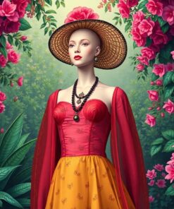 Antique Mannequin Lush Retreat Paint By Numbers