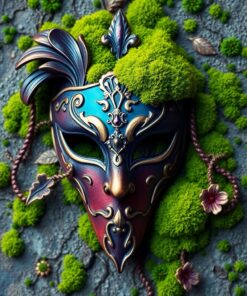 Mask Moss Paint Numbers