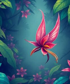 Bromeliad Flight Paint Numbers