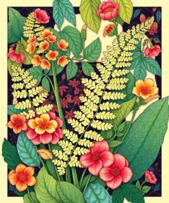 Fern Flora Paint Numbers