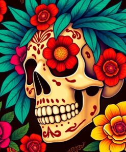 Sugar Skull Paint Numbers