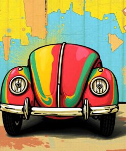 Antique Peanut Bug Study Paint By Numbers