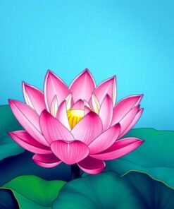 Lotus Bloom Paint Numbers