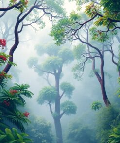 Rainforest Mist Paint Numbers