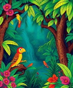 Rainforest Rhythm Paint Numbers