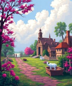 Rope Bridge Paint Numbers